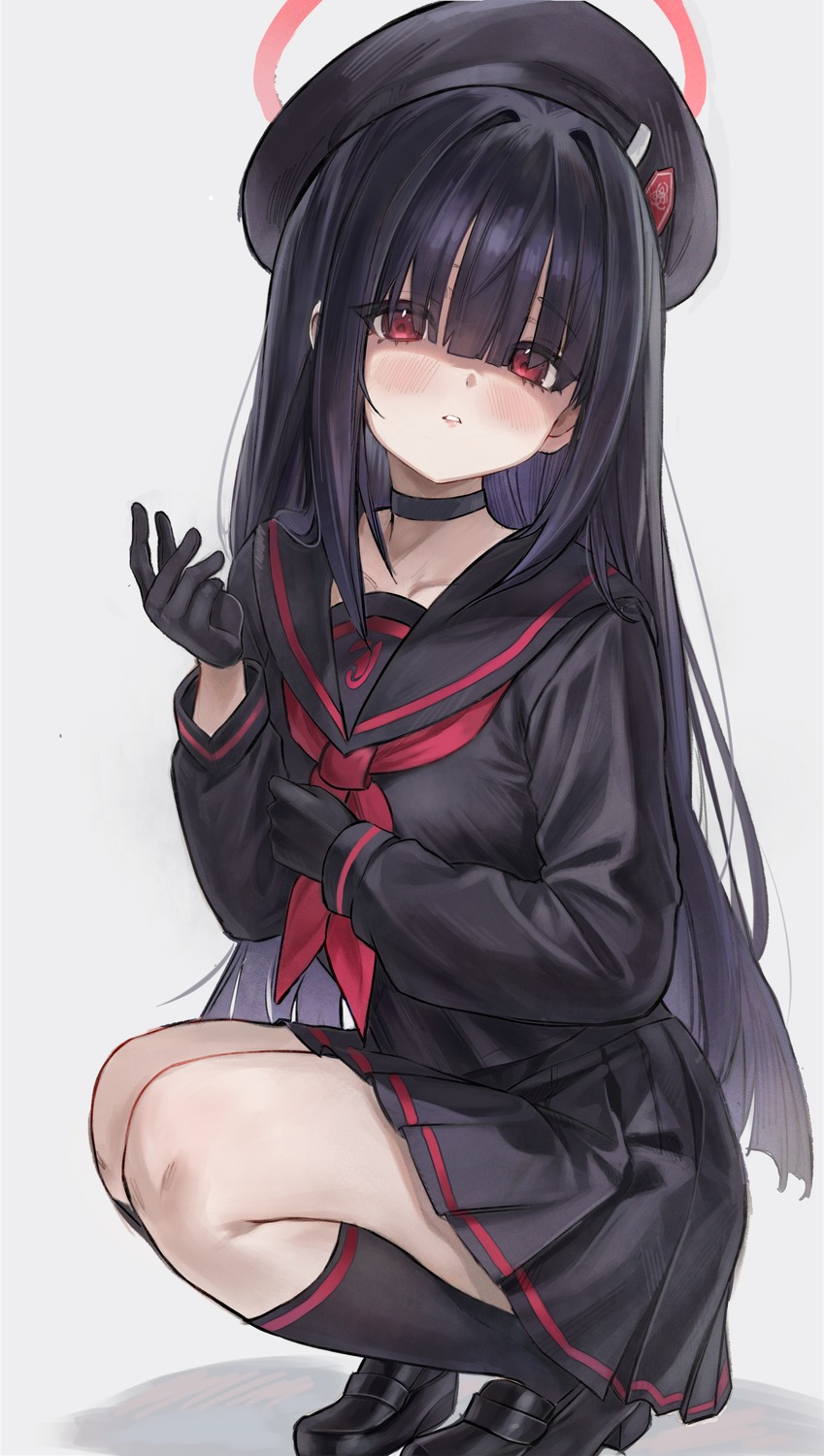 blue_archive, halo, justice_realization_committee_member, origonz, seifuku