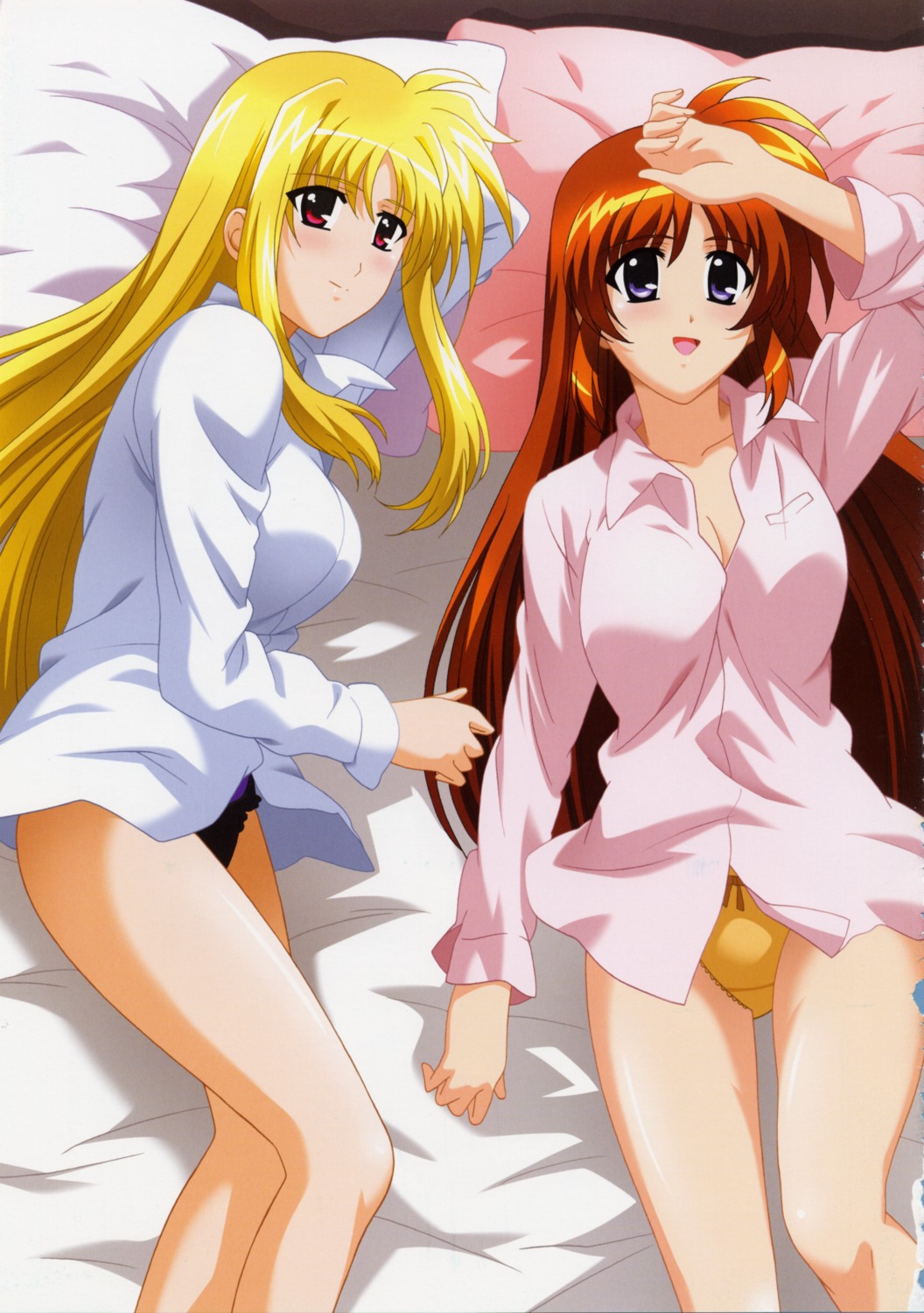 bleed_through, fate_testarossa, komori_atsushi, mahou_shoujo_lyrical_nanoha, pantsu, takamachi_nanoha