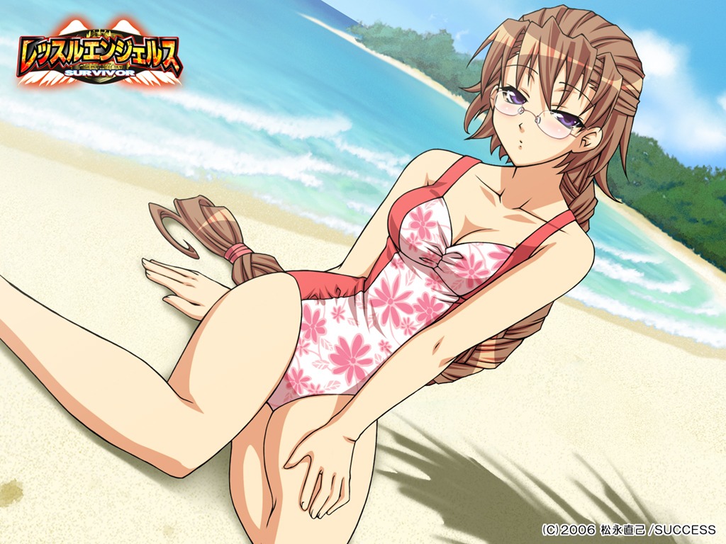 hal, hoshina_yuuki, success, swimsuits, wallpaper, wrestle_angels, wrestle_angels_survivor