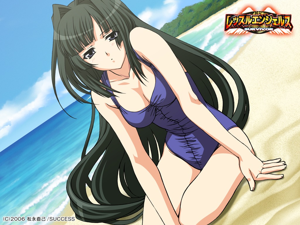 hal, kusanagi_mikoto, success, swimsuits, wallpaper, wrestle_angels, wrestle_angels_survivor