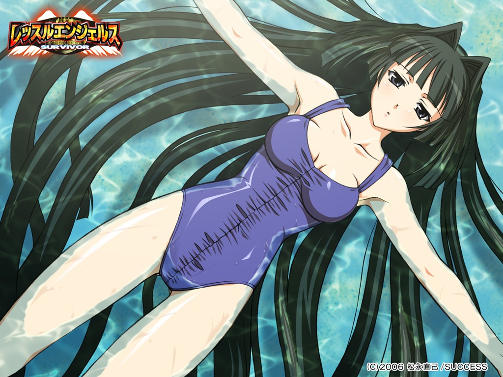 hal, kusanagi_mikoto, success, swimsuits, wallpaper, wrestle_angels, wrestle_angels_survivor