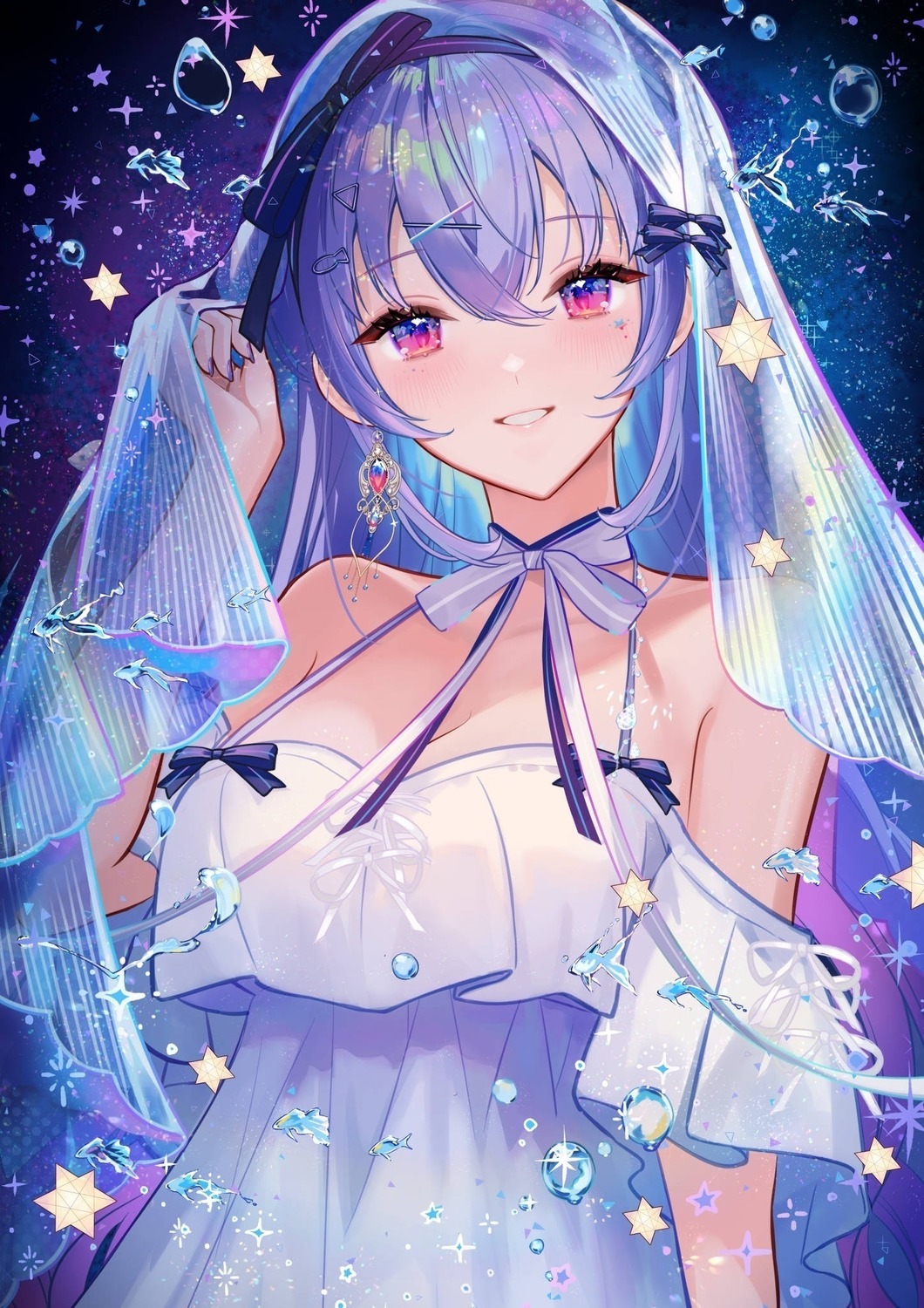 detexted, dress, hamaru_log, see_through, tattoo, wedding_dress