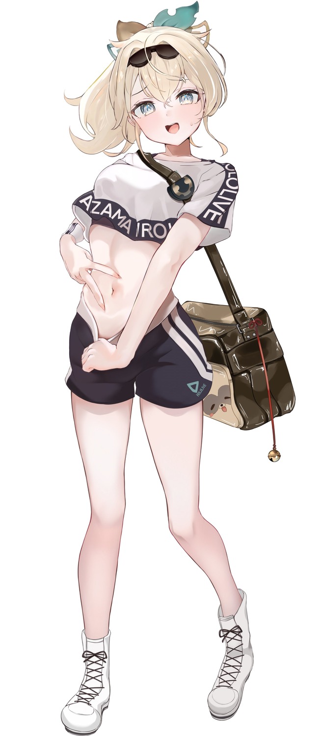 gym_uniform, hololive, kazama_iroha, nekoi_skeb_boshuuchu_desu