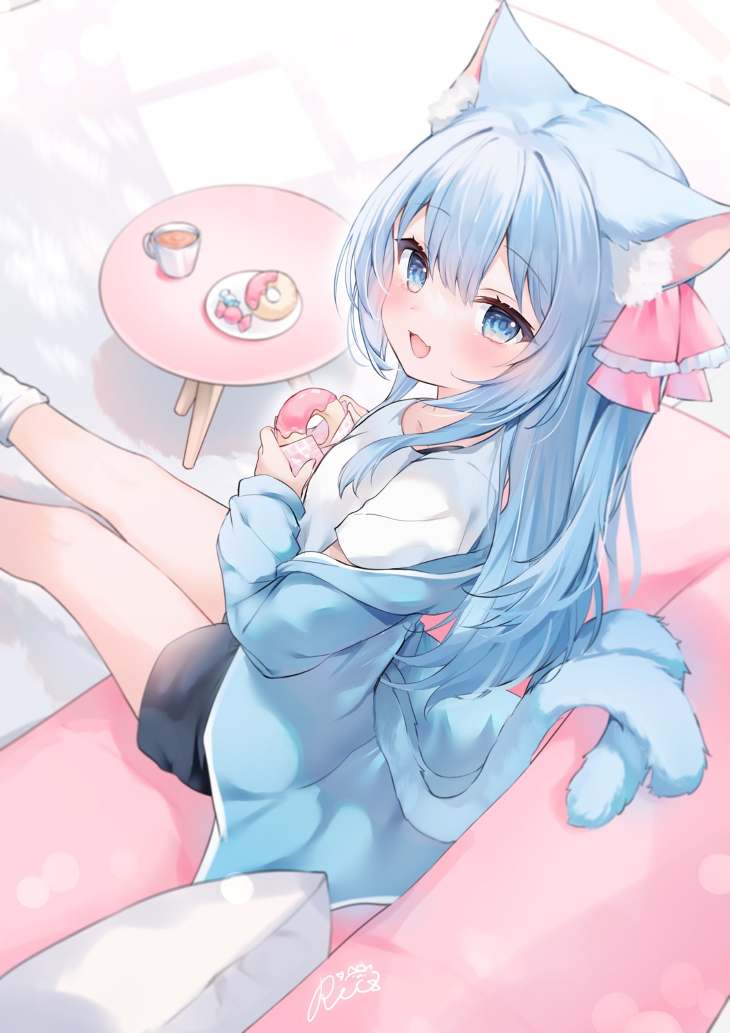 animal_ears, nekomimi, rucaco, tail