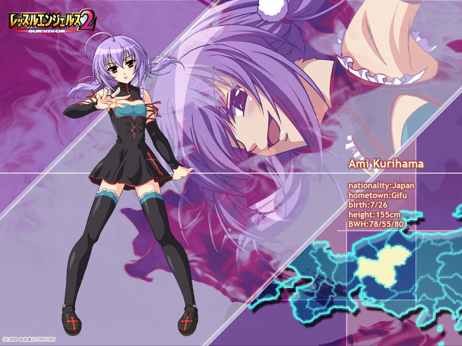 gothic_lolita, kurihama_ami, lolita_fashion, thighhighs, wallpaper, wrestle_angels, wrestle_angels_survivor_2