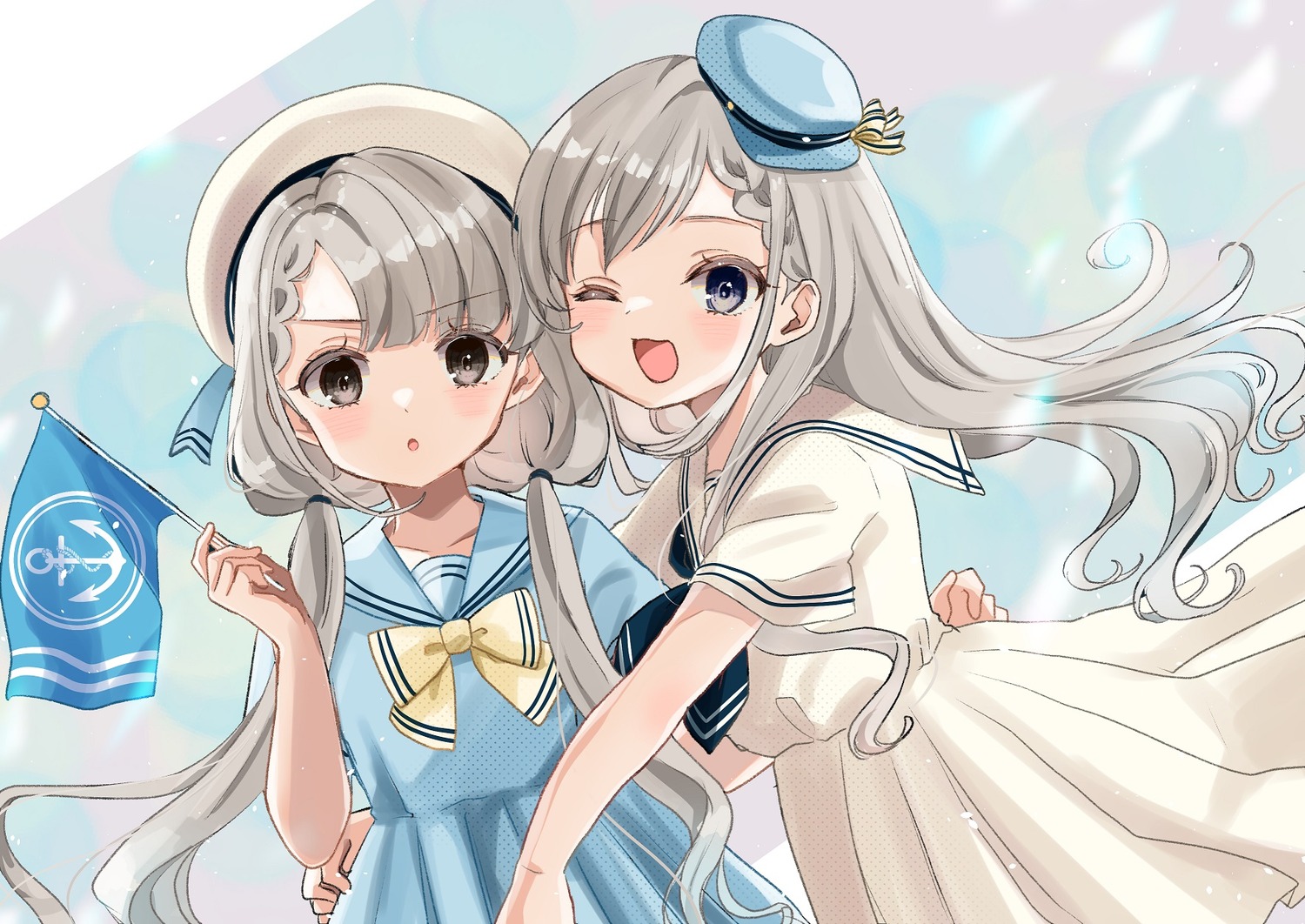 hisakawa_hayate, hisakawa_nagi, rino_cnc, seifuku, the_idolm@ster, the_idolm@ster_cinderella_girls