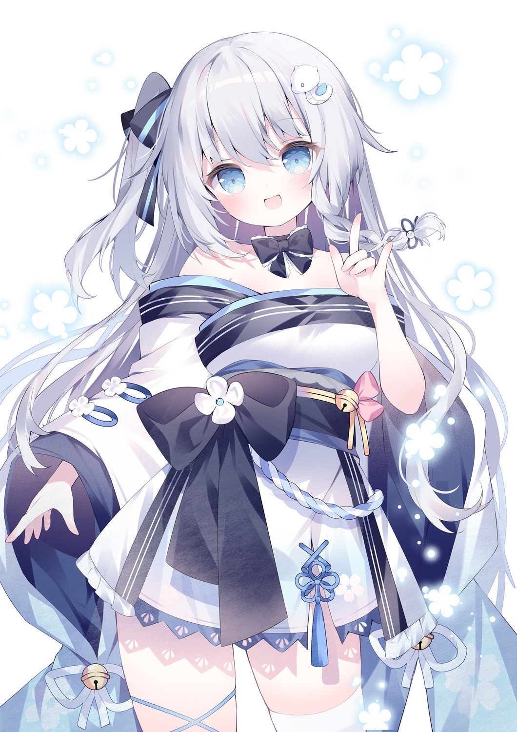 garter, lolita_fashion, thighhighs, tsukimi_(xiaohuasan), wa_lolita