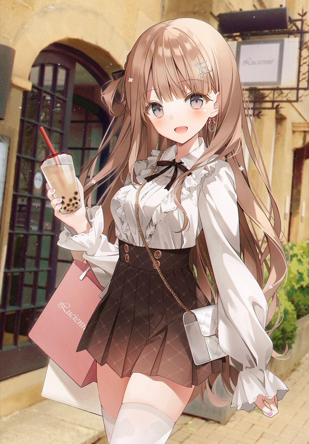 indie_virtual_youtuber, lucienne_(vtuber), thighhighs, weri