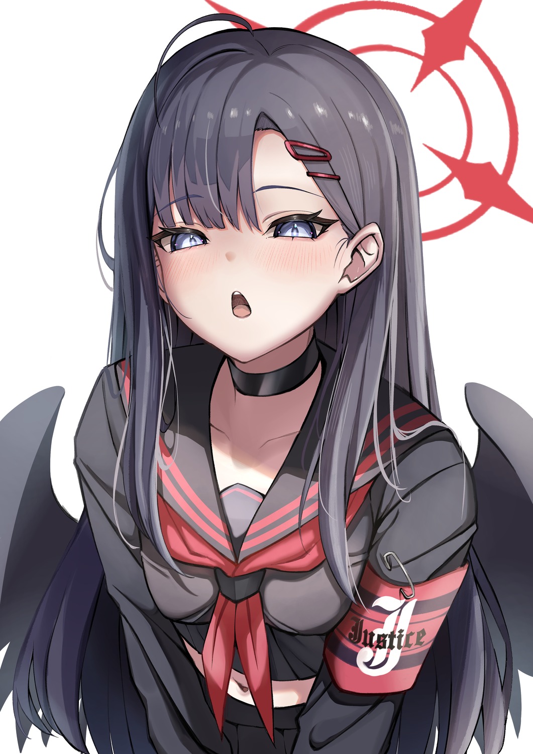 angel, blue_archive, edwaadow, nakamasa_ichika, seifuku, wings