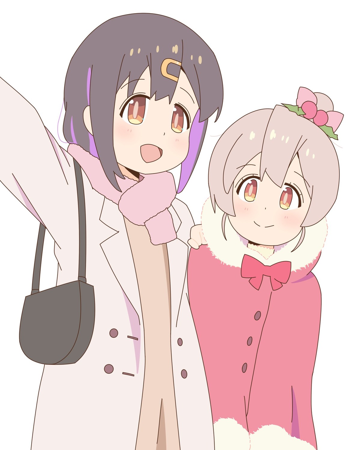 christmas, dress, genderswap, onii-chan_wa_oshimai!, oyama_mahiro, oyama_mihari, selfie, sizukuirasuto