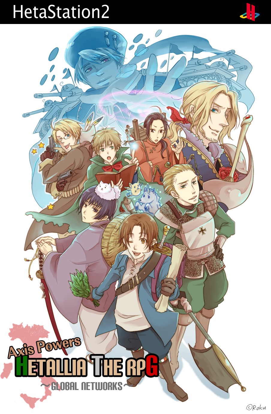 america, china, france, germany, hetalia_axis_powers, japan, male, north_italy