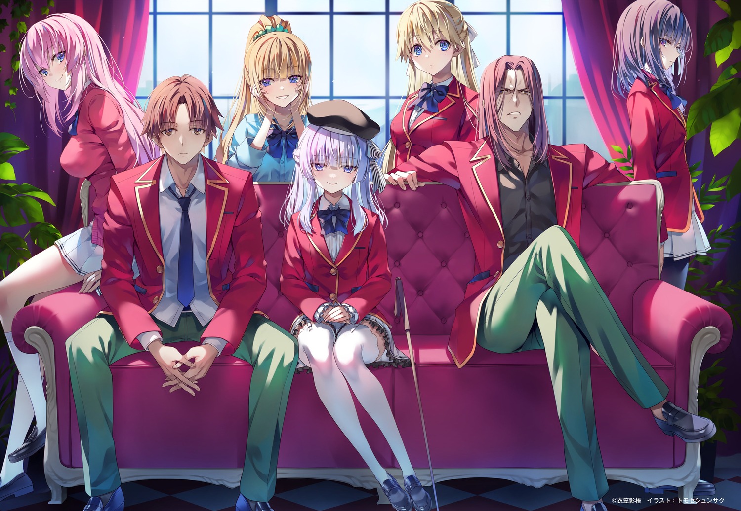 ayanokouji_kiyotaka, horikita_suzune, ichinose_honami, karuizawa_kei, nanase_tsubasa, pantyhose, ryuuen_kakeru, sakayanagi_arisu