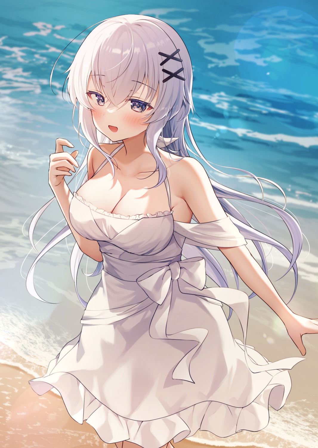 dress, gyozanuko, no_bra, summer_dress