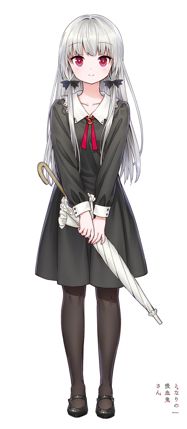 ama-tou, dress, pantyhose, sophie_twilight, tonari_no_kyuuketsuki-san, umbrella