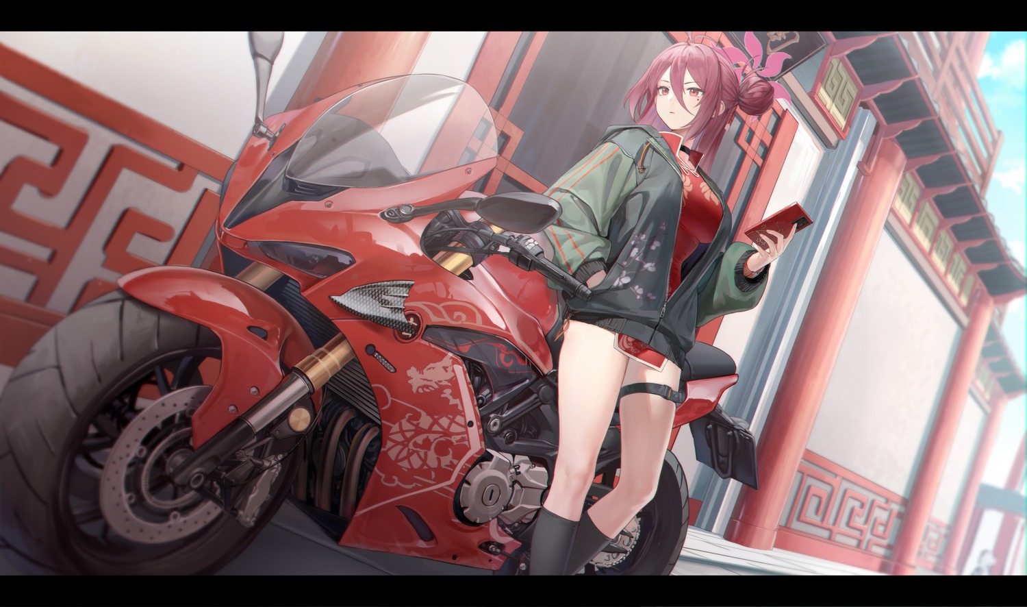 blue_archive, chinadress, garter, halo, kayama_reijo, soeyumi