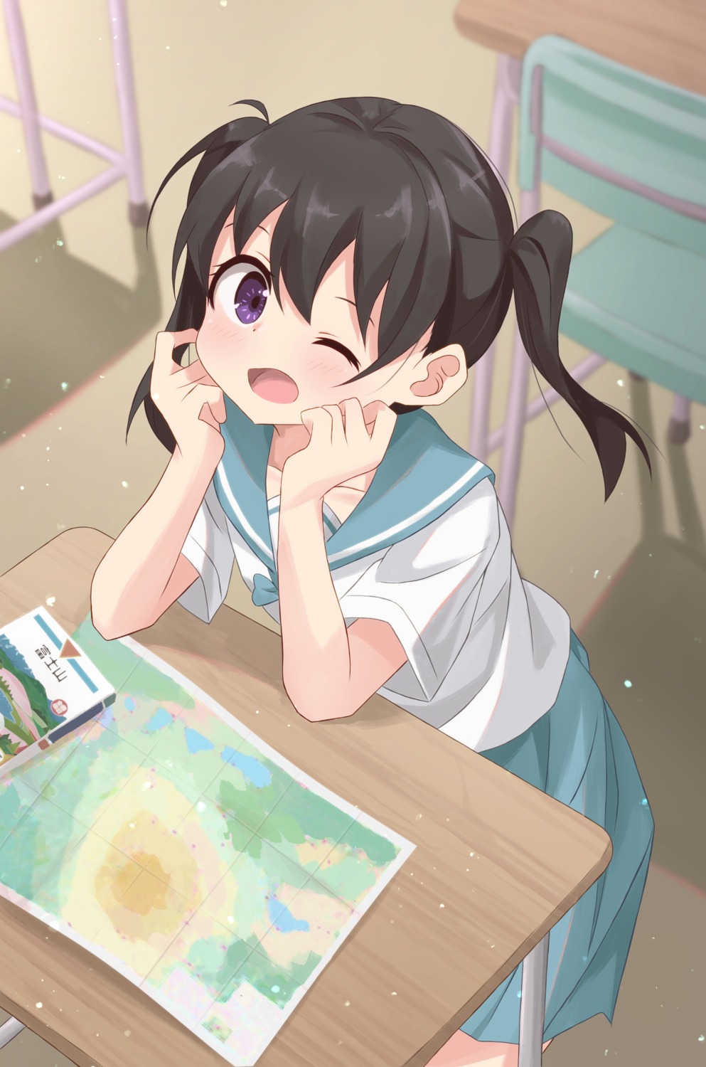 cs4126, kuraue_hinata, seifuku, yama_no_susume