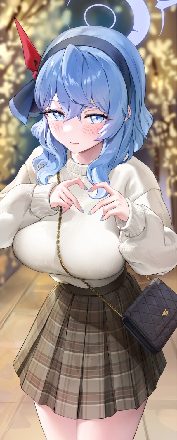 amau_ako, blue_archive, christmas, halo, murabana44, sweater