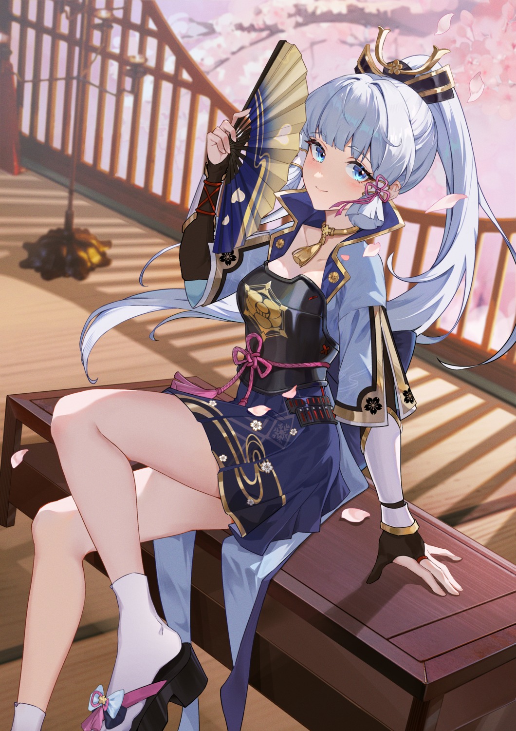 armor, chiyikoupangsanjin, genshin_impact, japanese_clothes, kamisato_ayaka