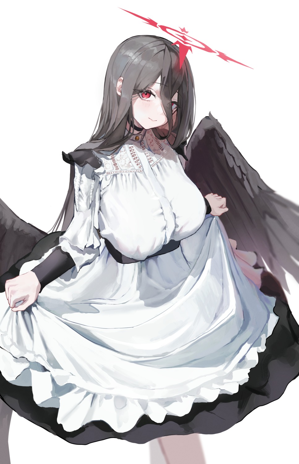 angel, blue_archive, dotthebot, hanekawa_hasumi, maid, wings