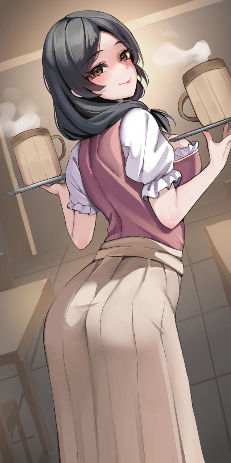 ass, carla_jaeger, fluffyebi01, shingeki_no_kyojin, waitress
