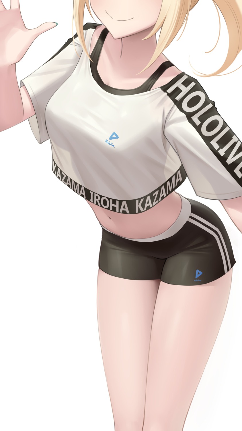 gym_uniform, hololive, kazama_iroha, see_through, somebody_(leiking00)