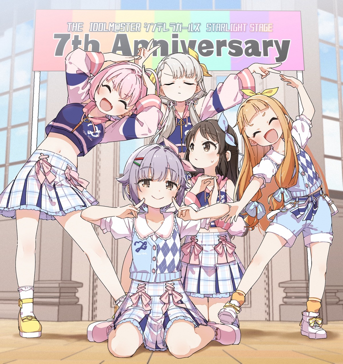 hisakawa_nagi, ichihara_nina, koshimizu_sachiko, kusaka_shi, sweater, tachibana_arisu, the_idolm@ster, the_idolm@ster_cinderella_girls