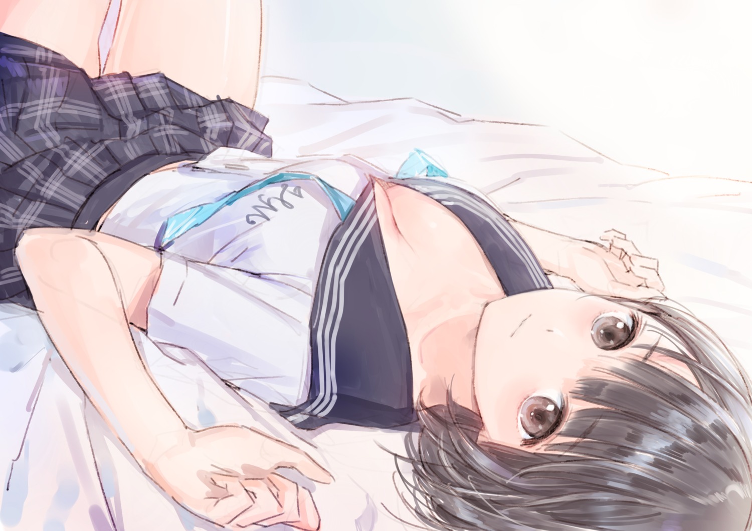 blue_reflection, cleavage, kishida_mel, koei_tecmo, seifuku, shirai_hinako