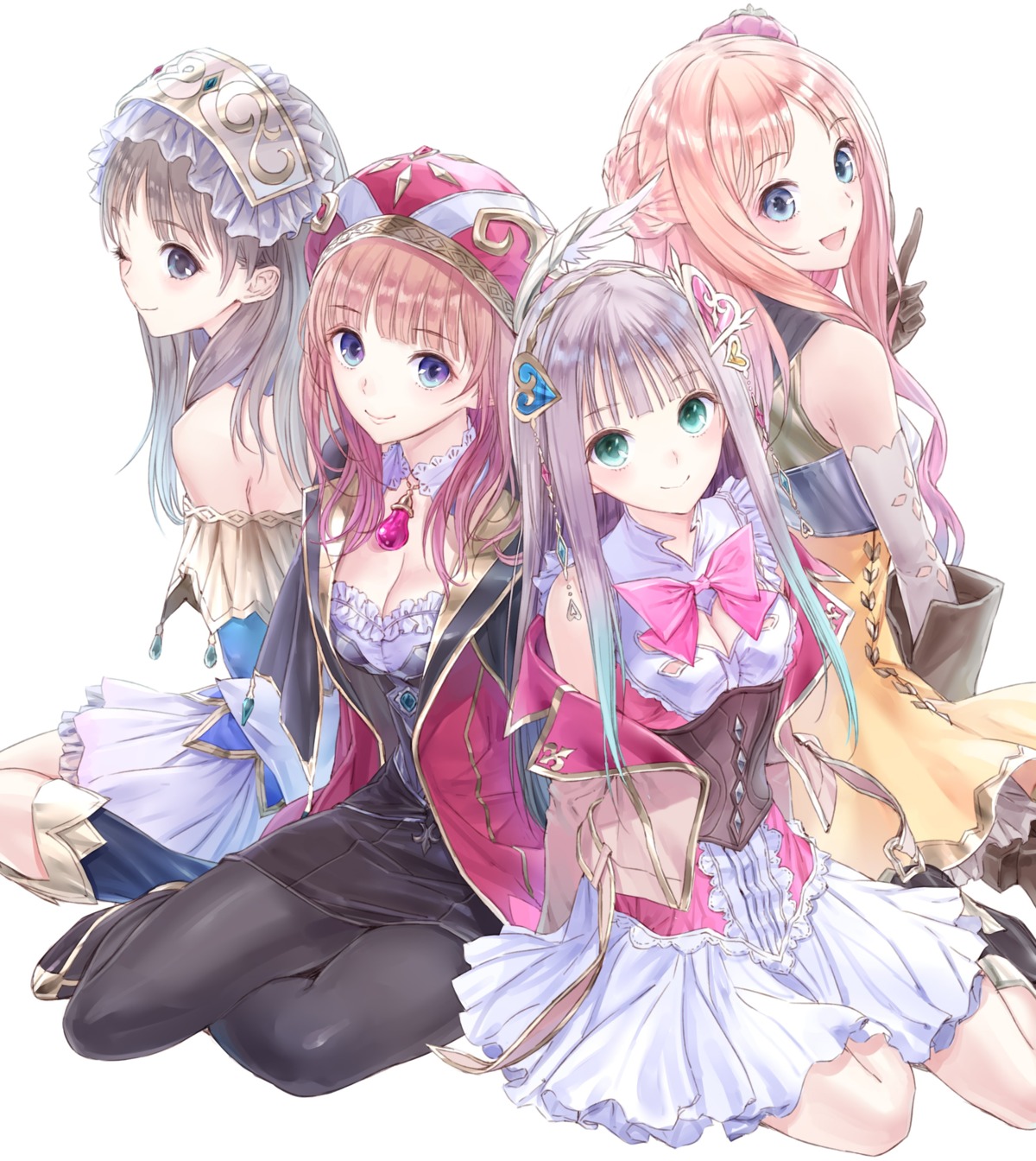 atelier, atelier_lulua, cleavage, elmerulia_fryxell, kishida_mel, koei_tecmo, merurulince_rede_arls, pantyhose