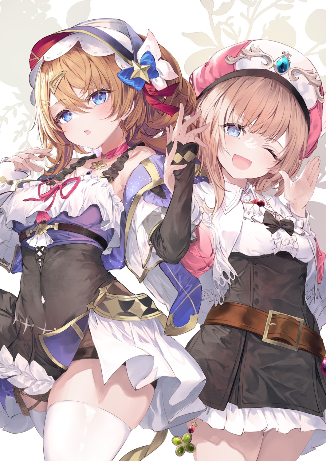 atelier, atelier_resleriana, atelier_rorona, fal_maro, garter, resna_sternenlicht, rorolina_frixell, thighhighs