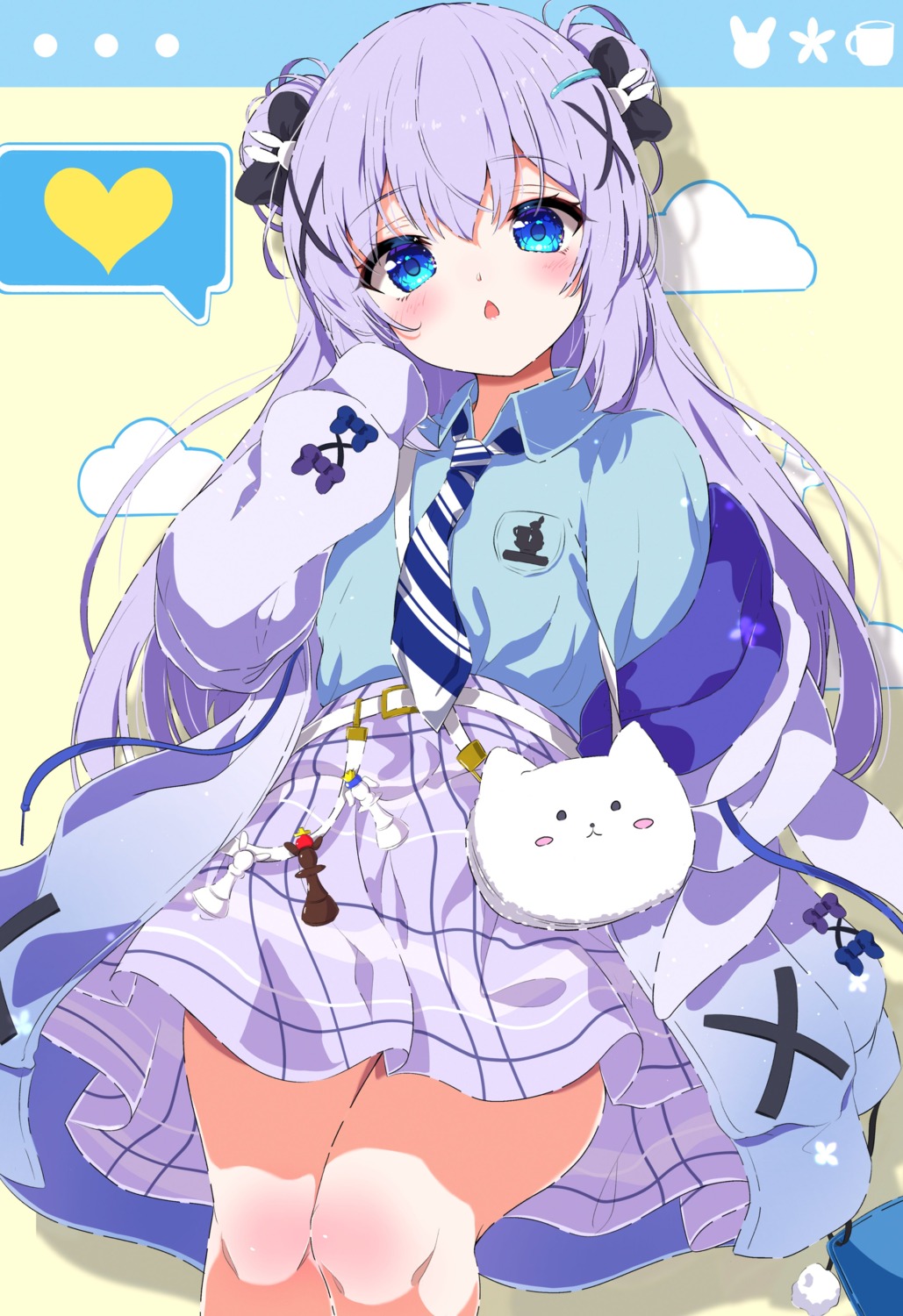 fleina_note, gochuumon_wa_usagi_desu_ka?, kafuu_chino, seifuku, tippy_(gochiusa)