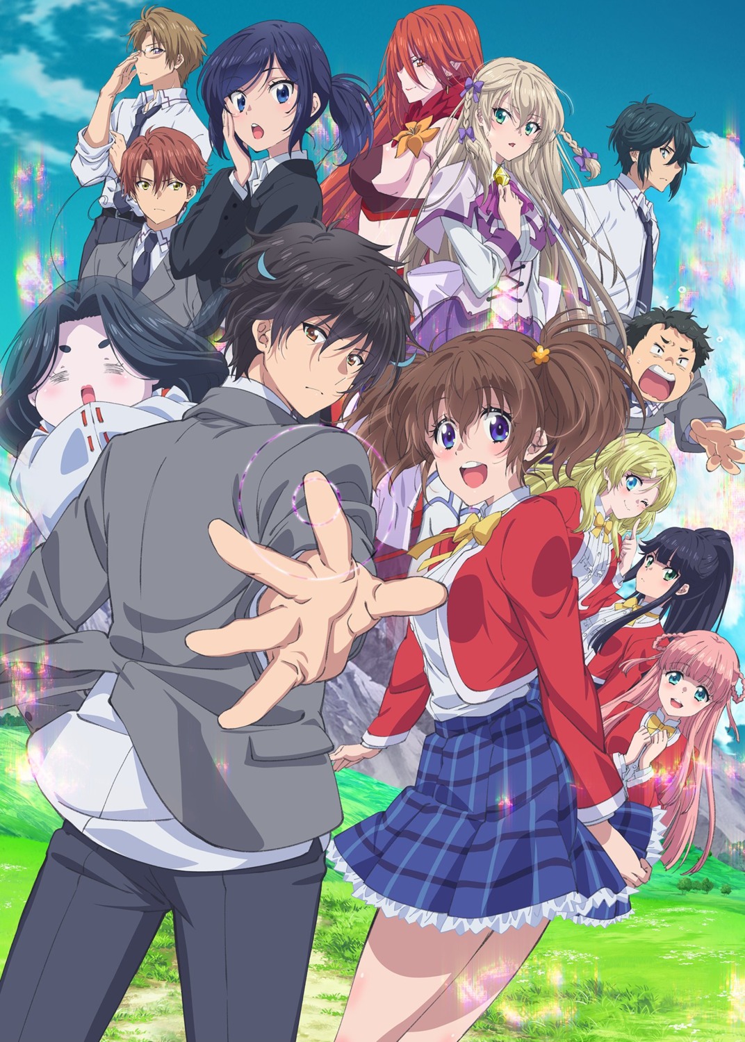 akino_sora_(sokushi_cheat), business_suit, carol_s._lane, dannoura_mokomoko, dannoura_tomochika, dress, hanakawa_daimon, megane, miko, ninomiya_ryouko_(sokushi_cheat), ootori_haruto, sage_rain, seifuku, sion_(sokushi_cheat), sokushi_cheat_ga_saikyou_sugite_isekai_no_yatsura_ga_marude_aite_ni_naranai_n_desu_ga., tachibana_yuuki, tagme, takatou_asaka, takatou_yogiri, yazaki_suguru