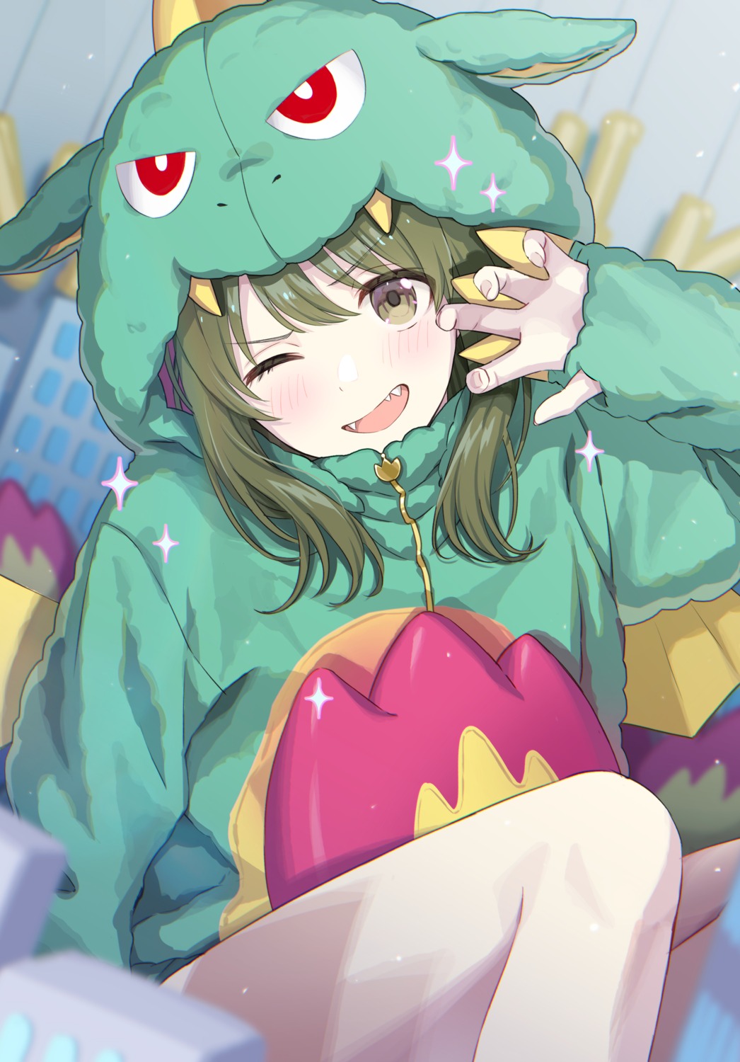 animal_ears, momoimon, nanakusa_nichika, pajama, the_idolm@ster, the_idolm@ster_shiny_colors