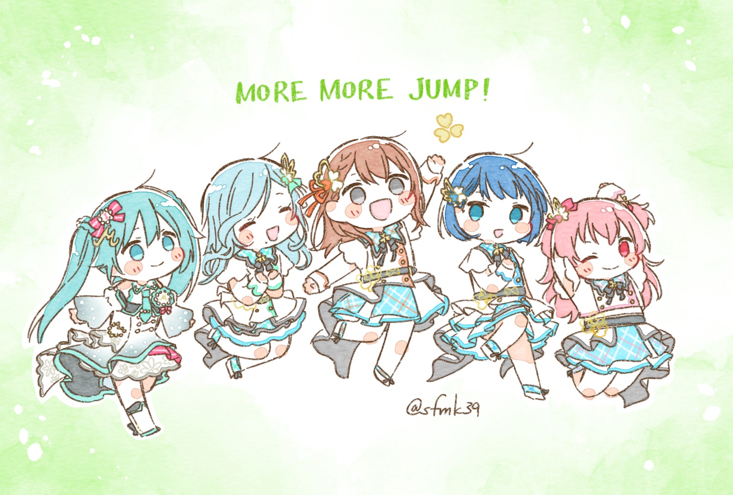 chibi, hanasato_minori, hatsune_miku, hinomori_shizuku, kiritani_haruka, momoi_airi, project_sekai, sa-fu