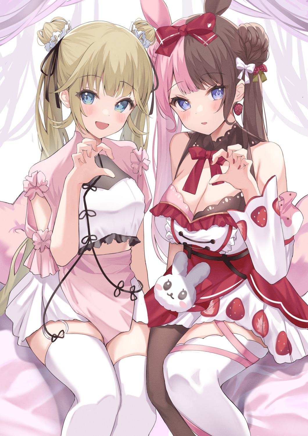 animal_ears, cattleya_regina_games, hanabusa_lisa, iris_black_games, tachibana_hinano, tail, thighhighs, tihayasan-ktkr
