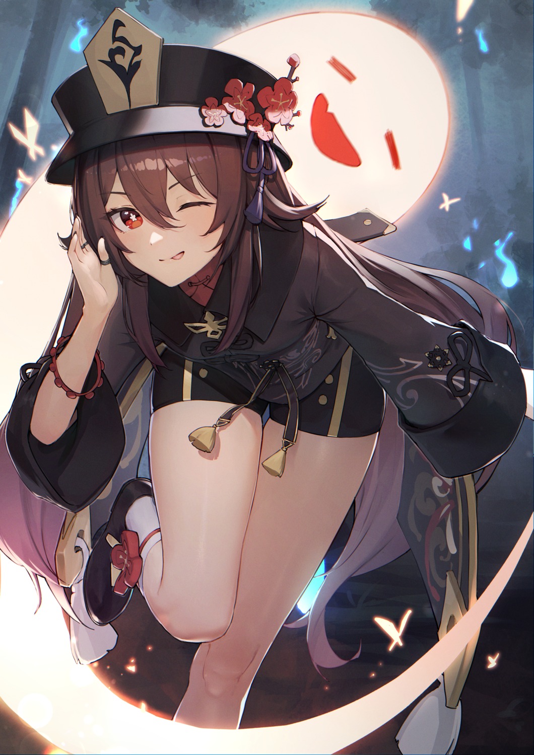 alaskastomatoez, asian_clothes, genshin_impact, hu_tao