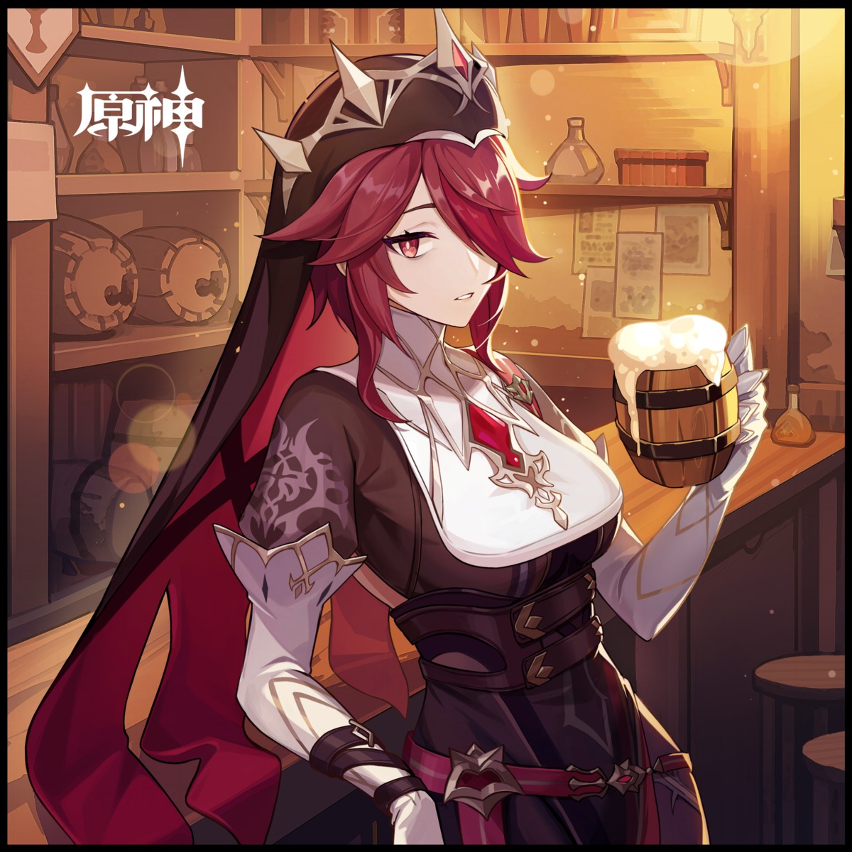 genshin_impact, nun, rosaria, tagme