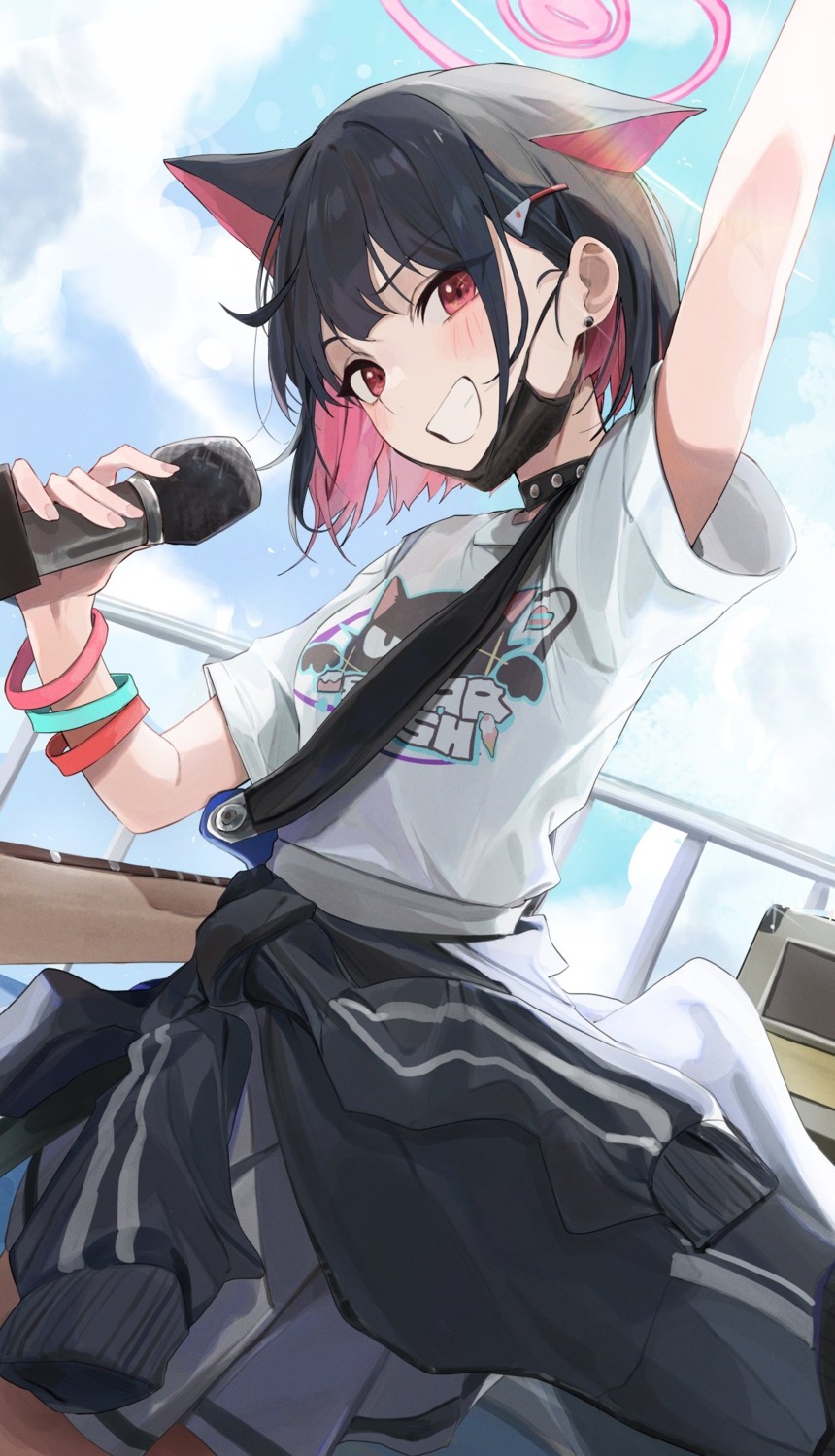 animal_ears, blanc_(whit_blanc), blue_archive, halo, kyouyama_kazusa, nekomimi, seifuku