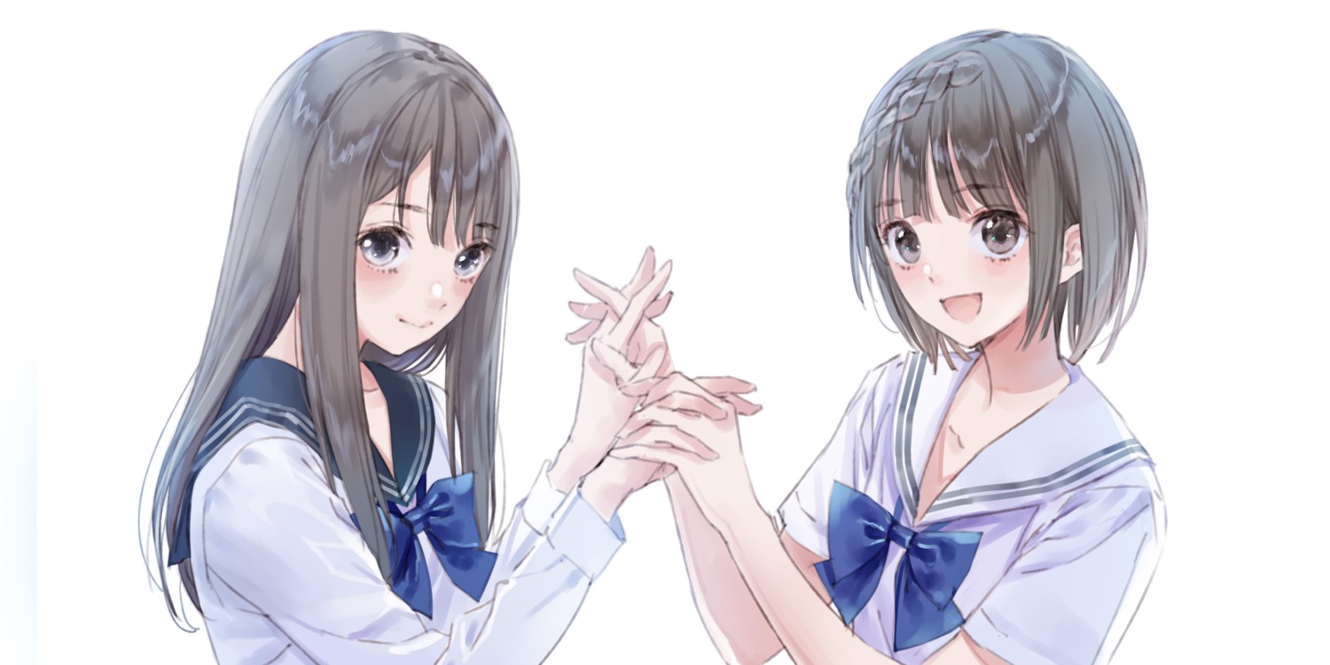 blue_reflection, blue_reflection_ray, blue_reflection_sun, hirahara_hiori, kasuga_shiho, kishida_mel, koei_tecmo, seifuku