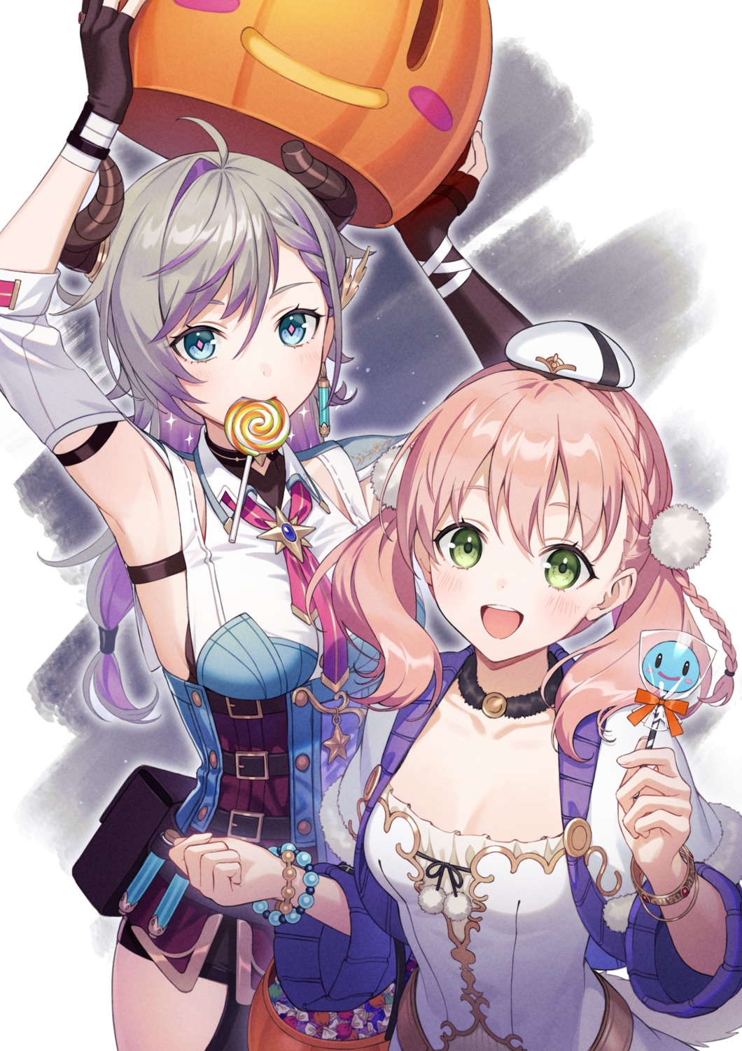 atelier, atelier_escha_&_logy, atelier_resleriana, bandages, escha_malier, halloween, horns, koei_tecmo