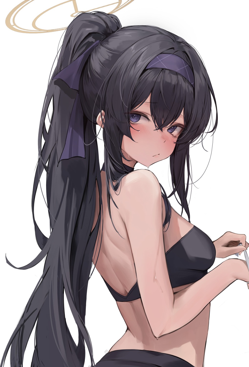 blue_archive, bra, halo, hiki_niito, kozeki_ui