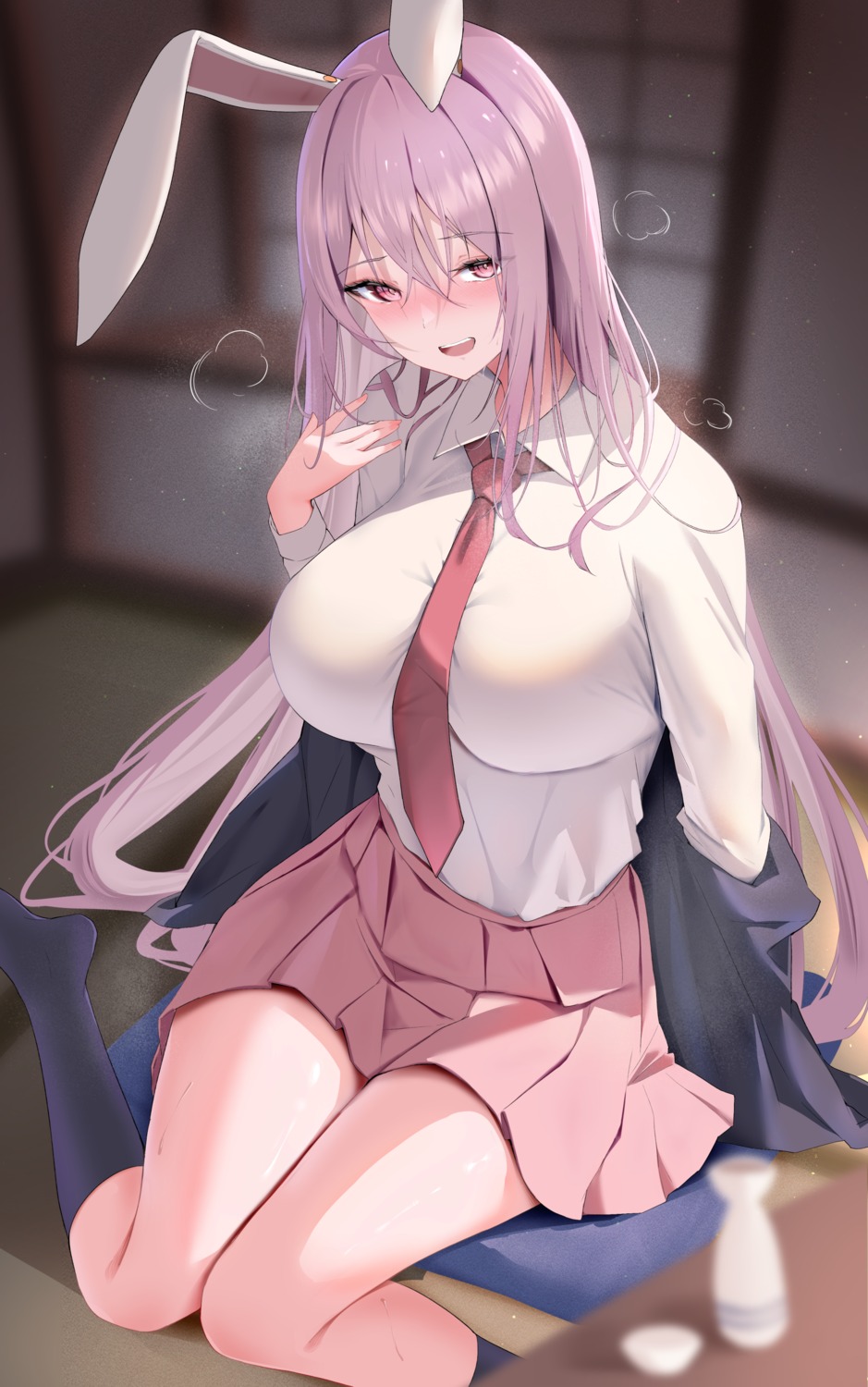 258n, animal_ears, bunny_ears, reisen_udongein_inaba, seifuku, touhou