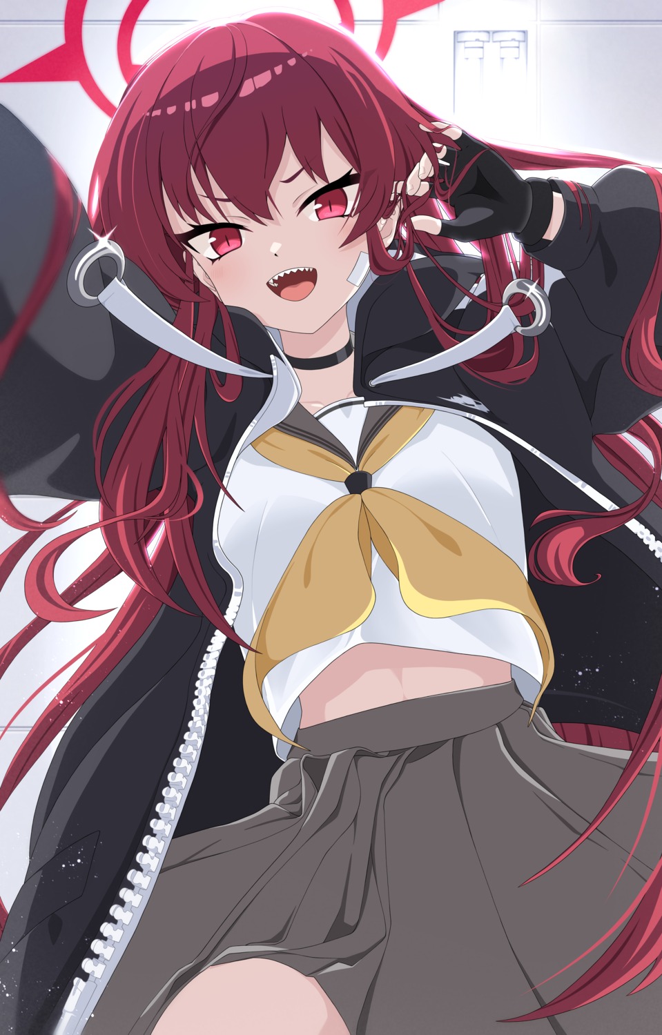 blue_archive, halo, kokolokokomika, komakaze_rabu, seifuku