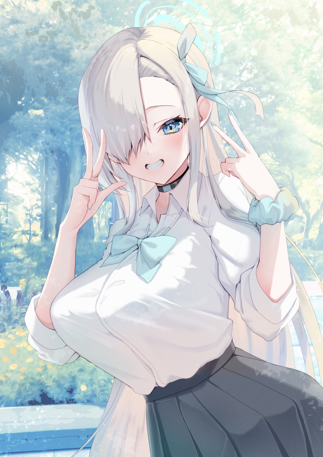 ayuma_sayu, blue_archive, halo, ichinose_asuna, seifuku