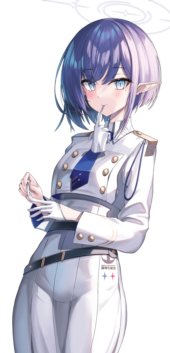alter_(kxk7357), blue_archive, halo, oki_aoi, pointy_ears, uniform