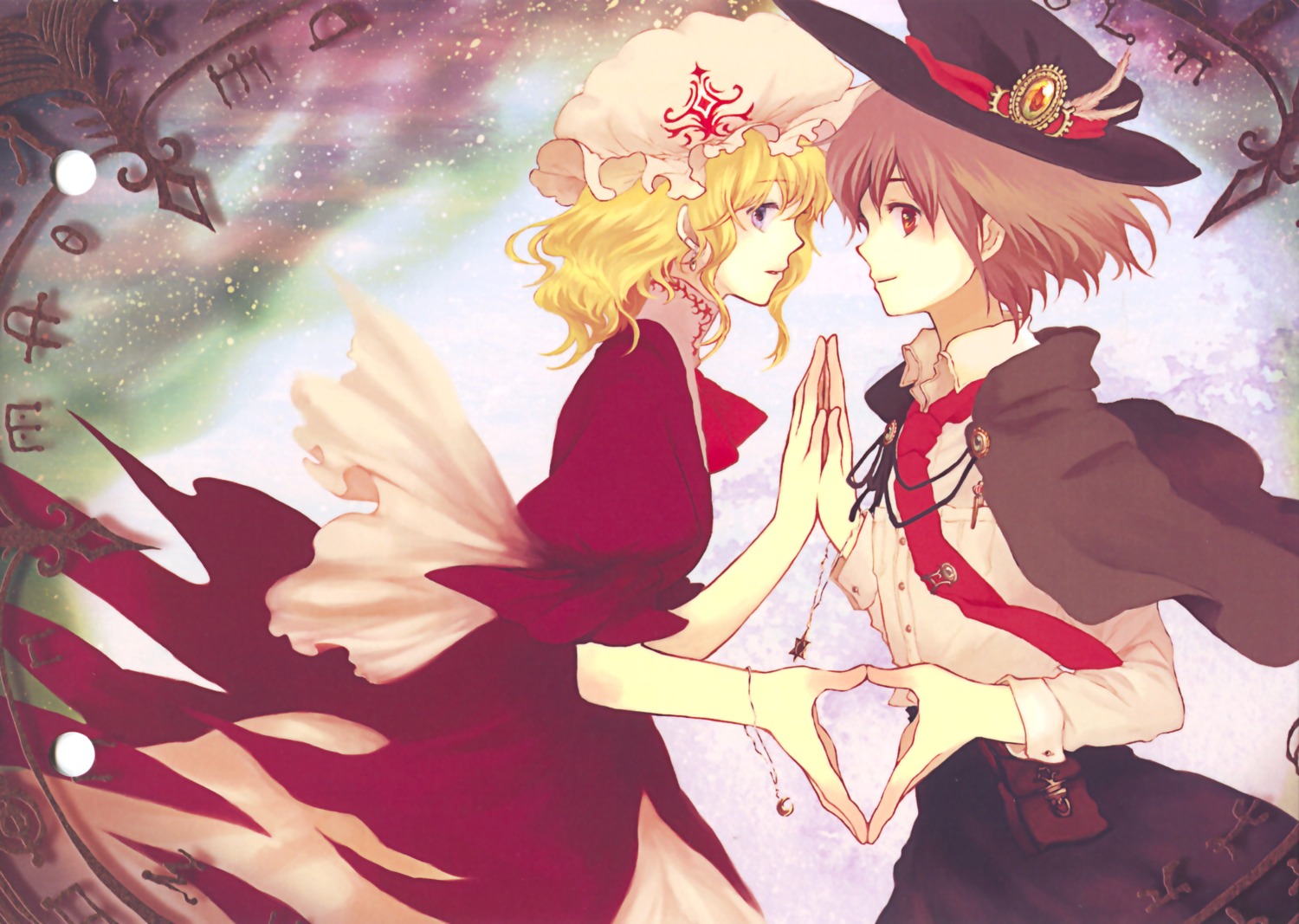 maribel_han, sugi, touhou, usami_renko