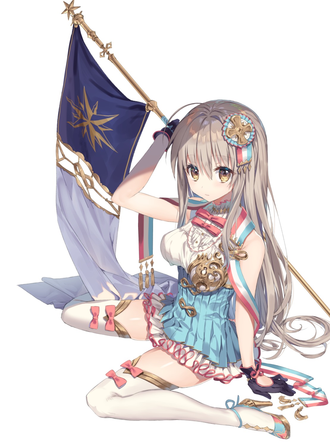 dress, heels, thighhighs, yusano