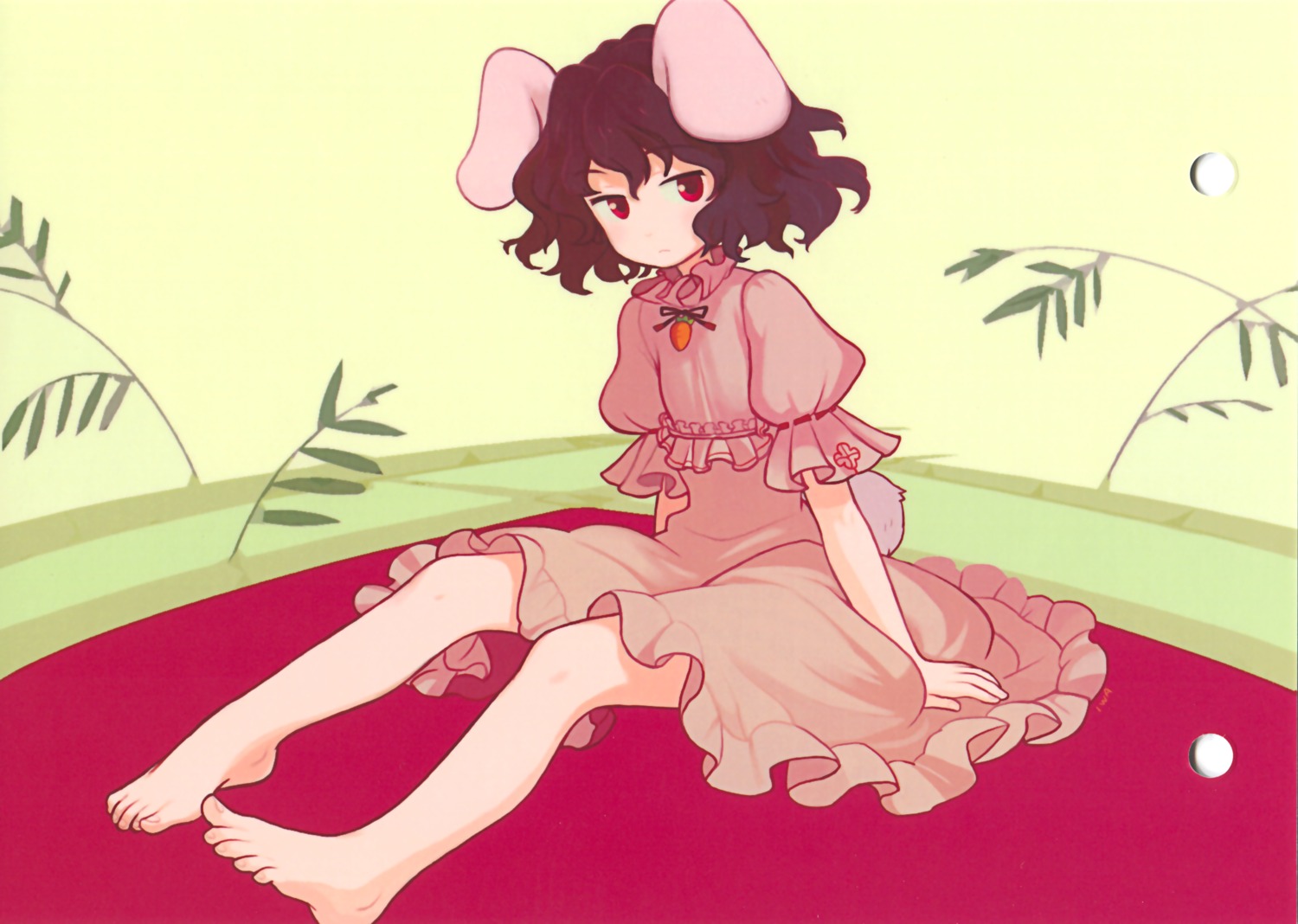 animal_ears, inaba_tewi, iwamoto_james, tail, touhou