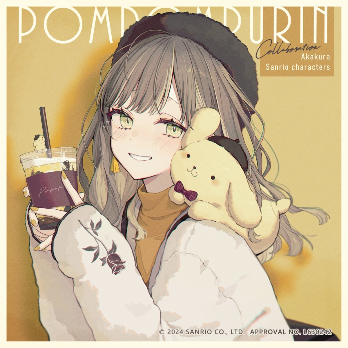 akakura, crossover, pompompurin, sanrio