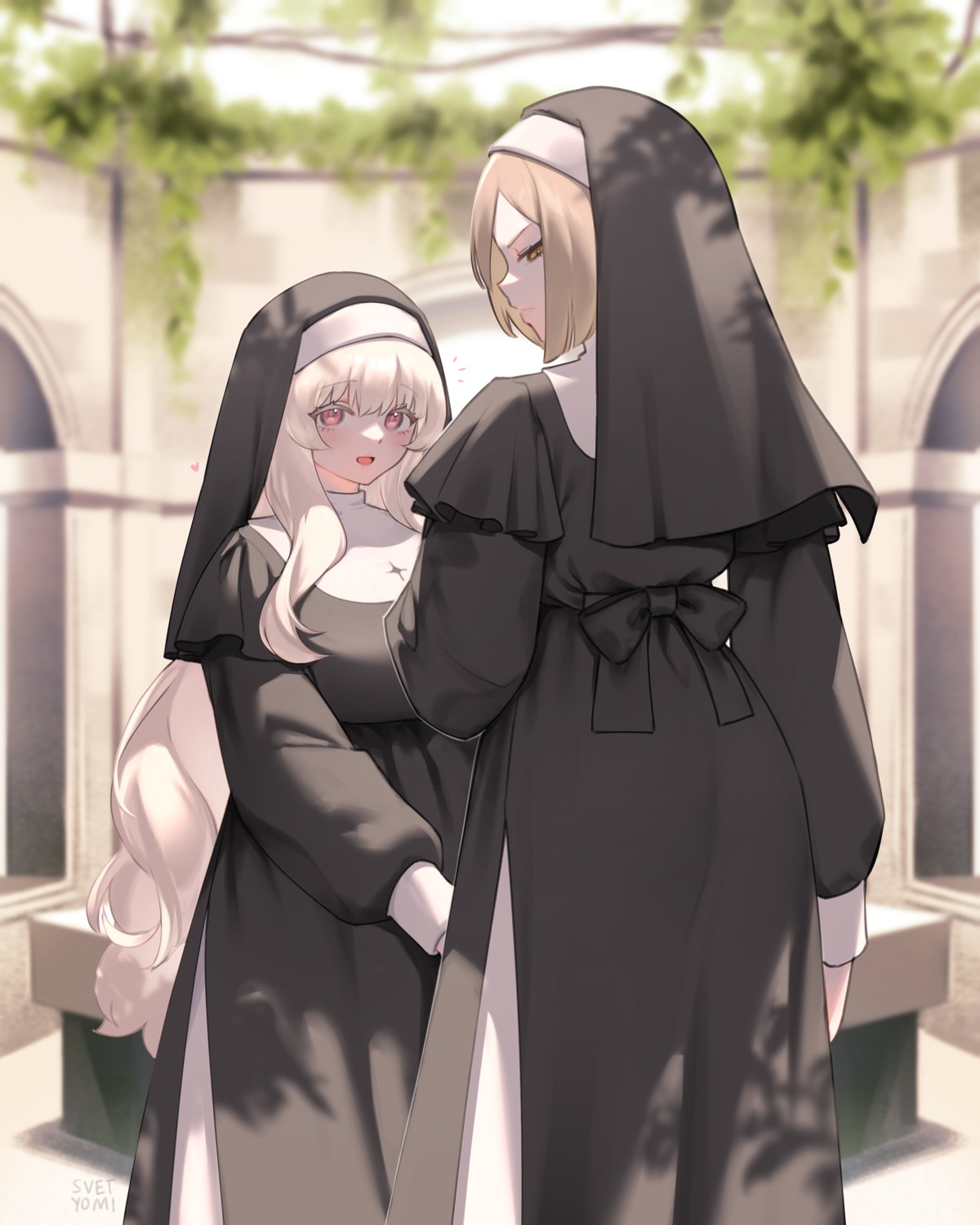 blanche_neige_(svet_yomi), nun, raina_(svet_yomi), svet_yomi