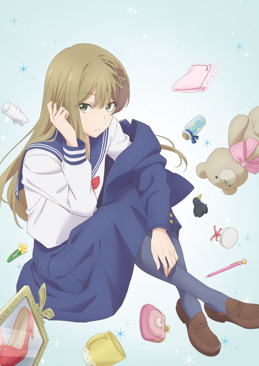hanaoka_makoto, pantyhose, seifuku, senpai_wa_otokonoko, tagme, trap
